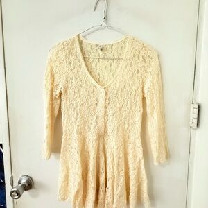 Free People Lace Blouse